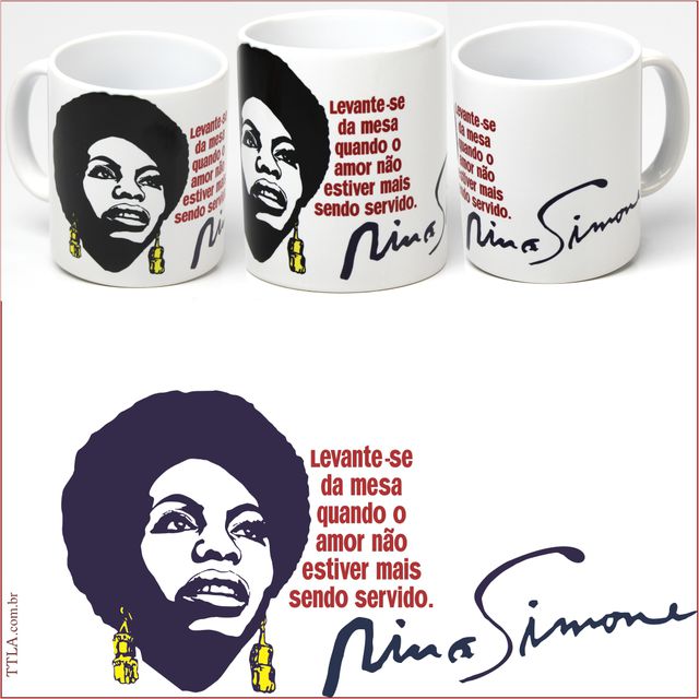 CANECA NINA SIMONE - Branca