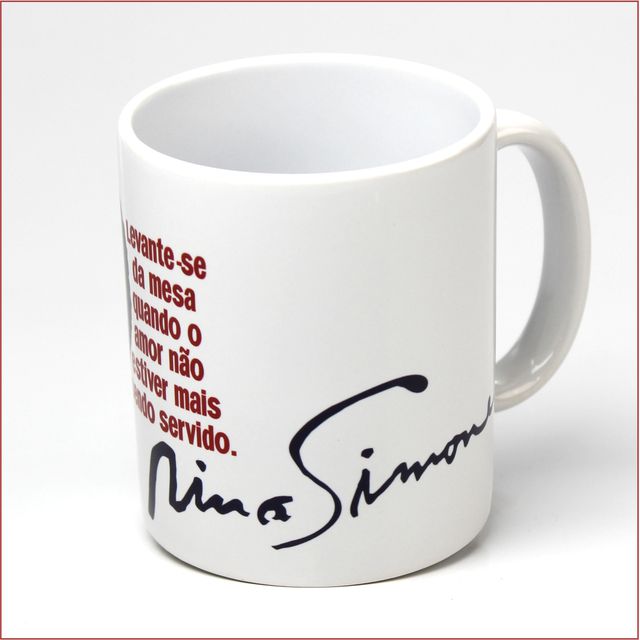 CANECA NINA SIMONE - Branca
