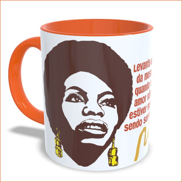 CANECA NINA SIMONE - Laranja