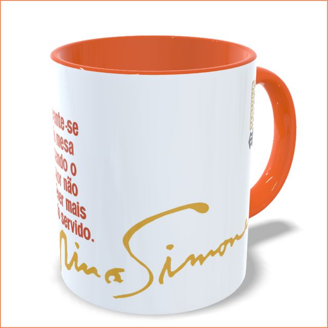 CANECA NINA SIMONE - Laranja
