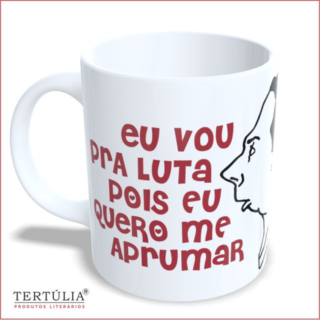 CANECA NOEL ROSA COM QUE ROUPA? - Branca 