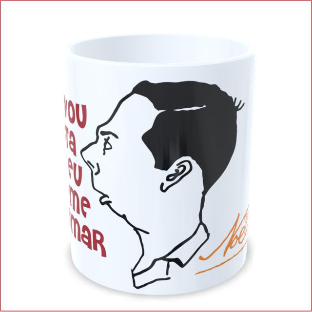 CANECA NOEL ROSA COM QUE ROUPA? - Branca 