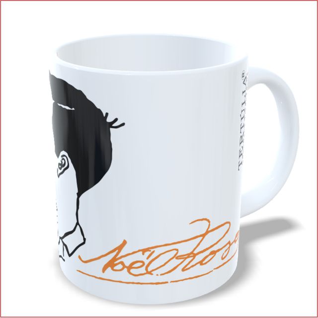 CANECA NOEL ROSA COM QUE ROUPA? - Branca 
