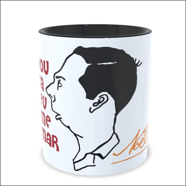 CANECA NOEL ROSA - Preta