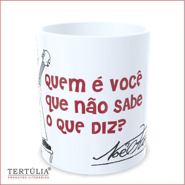 CANECA NOEL ROSA PALPITE INFELIZ - Branca