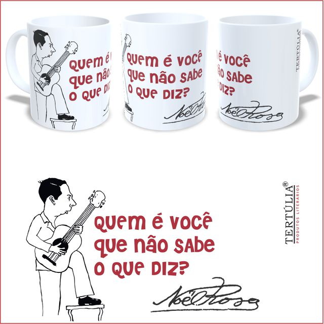 CANECA NOEL ROSA PALPITE INFELIZ - Branca