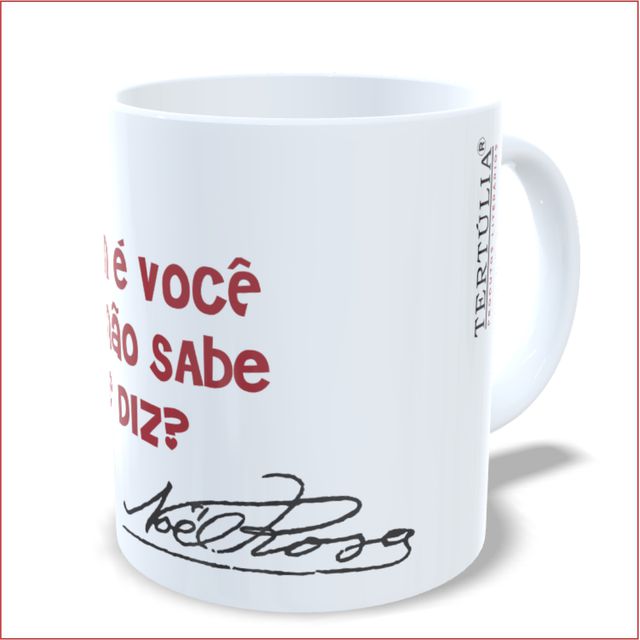 CANECA NOEL ROSA PALPITE INFELIZ - Branca
