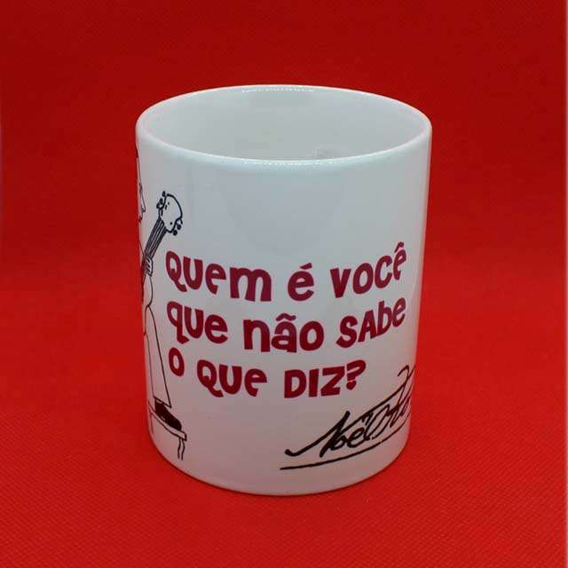 CANECA NOEL ROSA - Branca