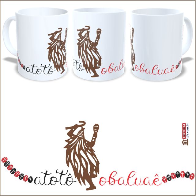 Caneca Omolu - Branca