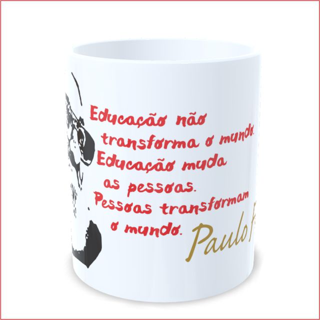 Caneca Paulo Freire Educação - Banca
