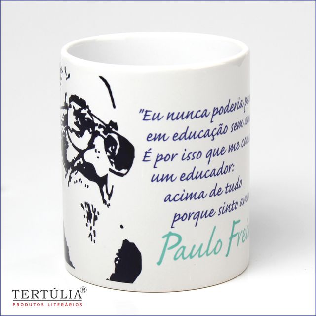 CANECA PAULO FREIRE EDUCADOR - Branca