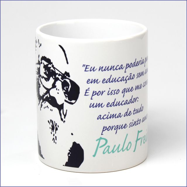 CANECA PAULO FREIRE EDUCADOR - Branca