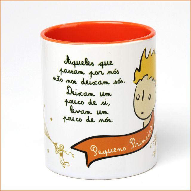 Caneca Pequeno Príncipe - Laranja