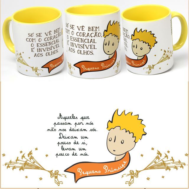 Caneca Pequeno Principe - O Essencial