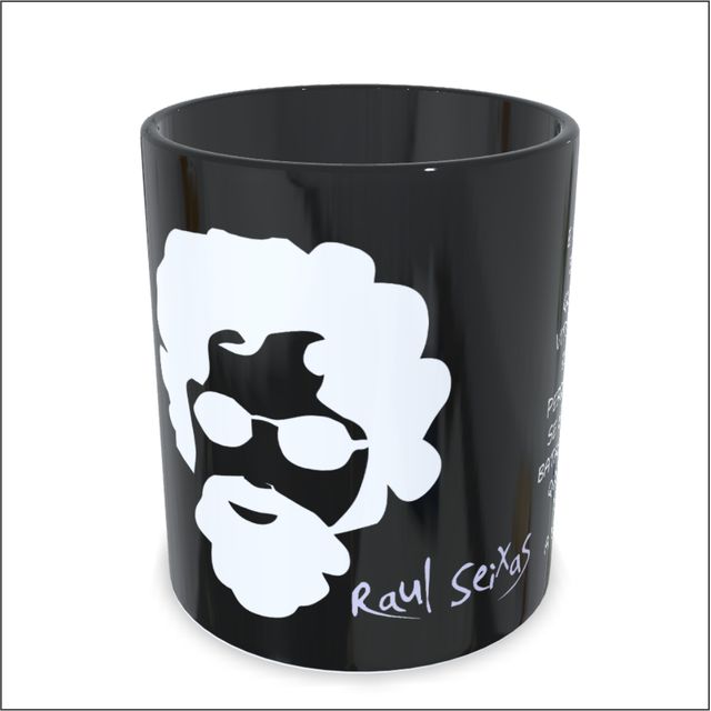 CANECA RAUL SEIXAS - Preta 