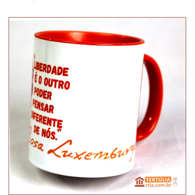 CANECA ROSA LUXEMBURGO LIBERDADE - Vermelha