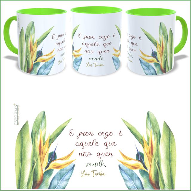 CANECA LUIS TURIBA - Verde Claro