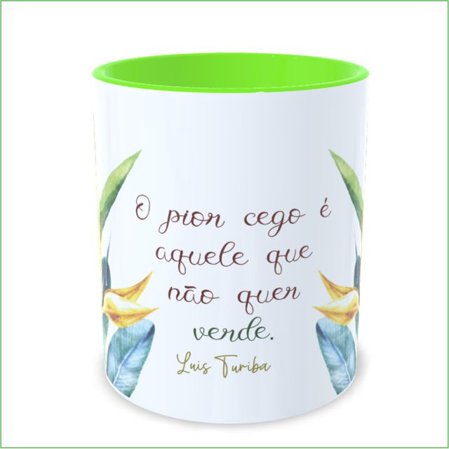 CANECA LUIS TURIBA - Verde Claro