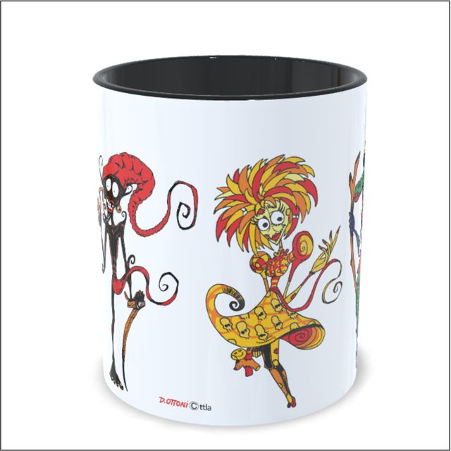 CANECA TURMA DO SÍTIO - Preta