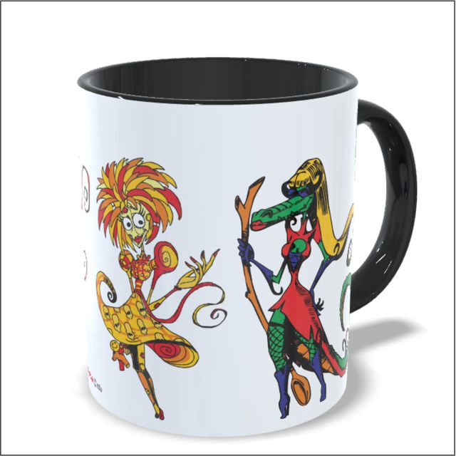 CANECA TURMA DO SÍTIO - Preta