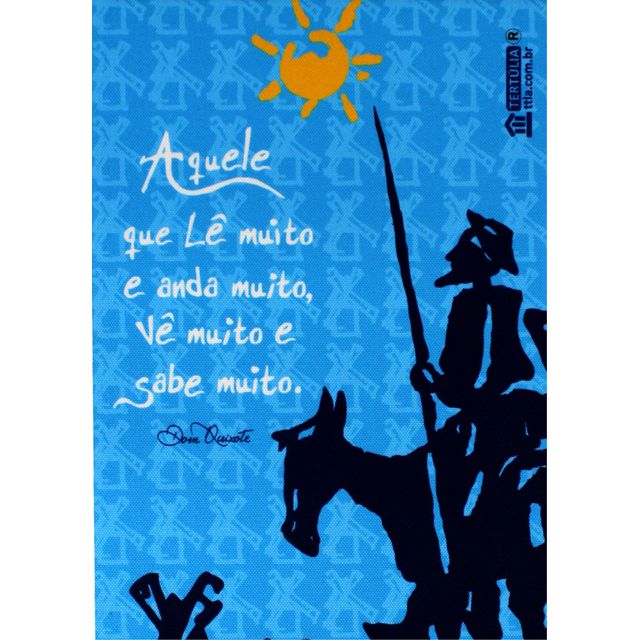 FLÂMULA DOM QUIXOTE - Azul