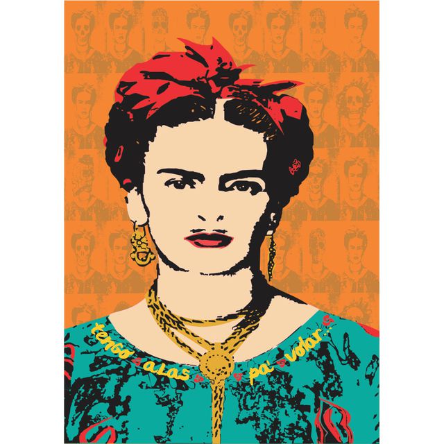 FLÂMULA FRIDA - Laranja