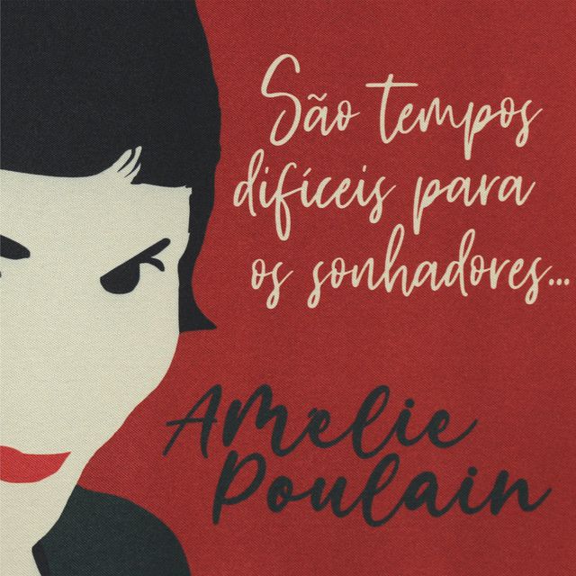 LUGAR AMERICANO AMELIE POULAIN - Vermelho
