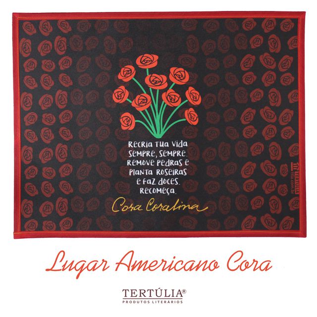 LUGAR AMERICANO CORA CORALINA RECRIA - Preto 