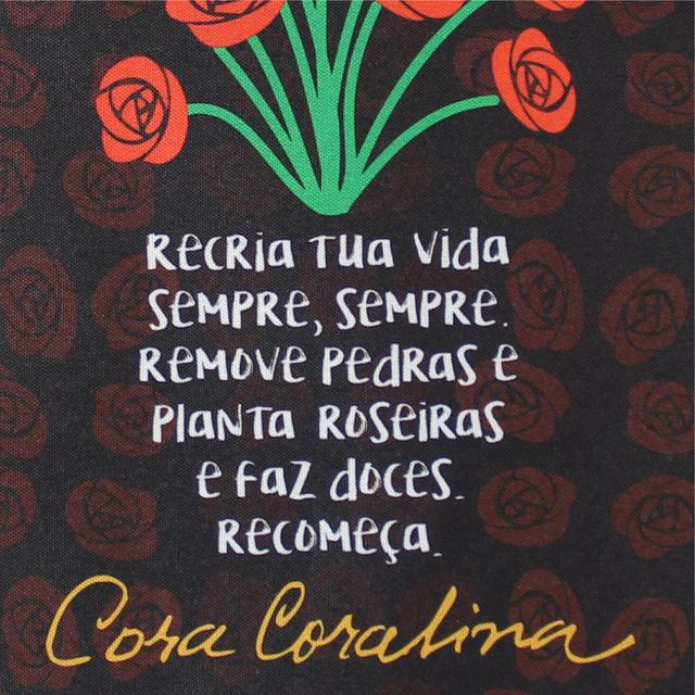 LUGAR AMERICANO CORA CORALINA RECRIA - Preto 