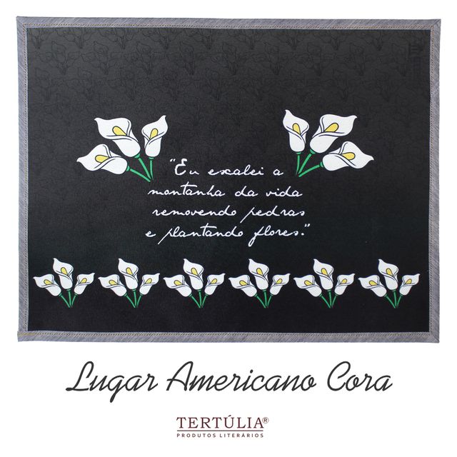 LUGAR AMERICANO CORA CORALINA MONTANHAS - Preto
