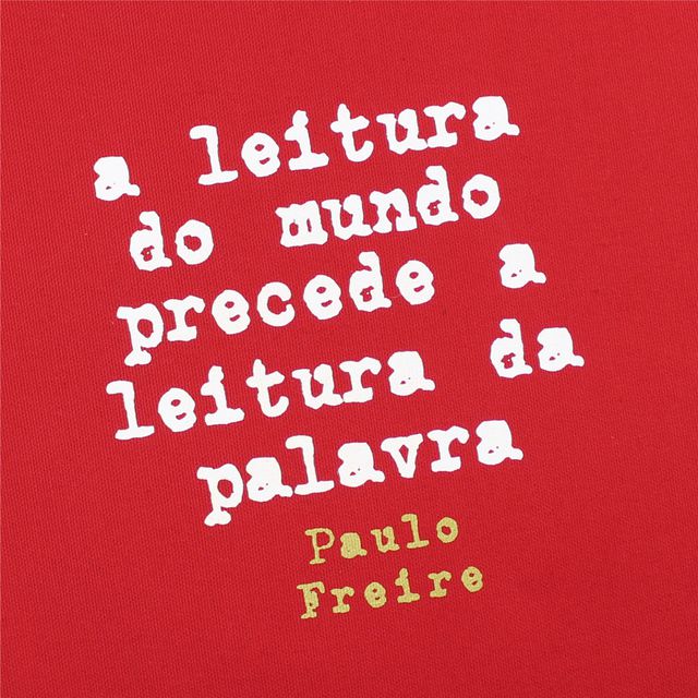 LUGAR AMERICANO PAULO FREIRE - Vermelho