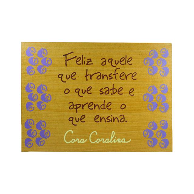 Quadrinho Cora Coralina Professor