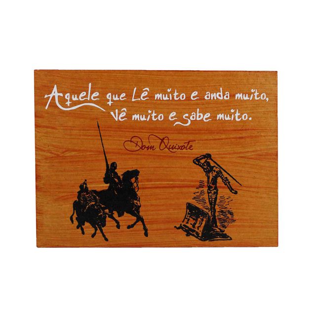 Quadrinho Dom Quixote Sabedoria