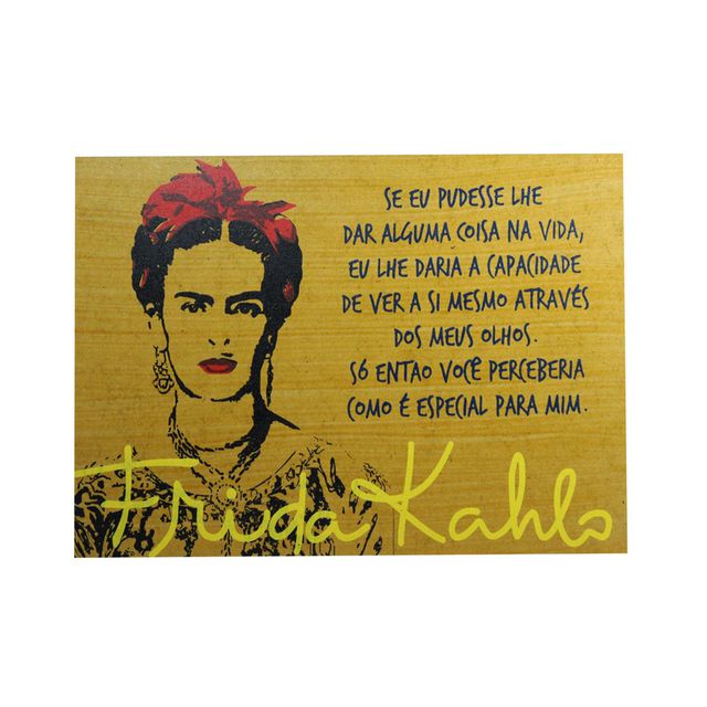 Quadrinho Frida Kahlo Olhos