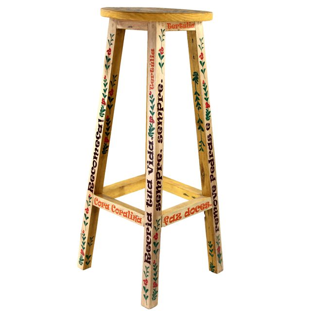 Banco Cora Coralina - amarelo