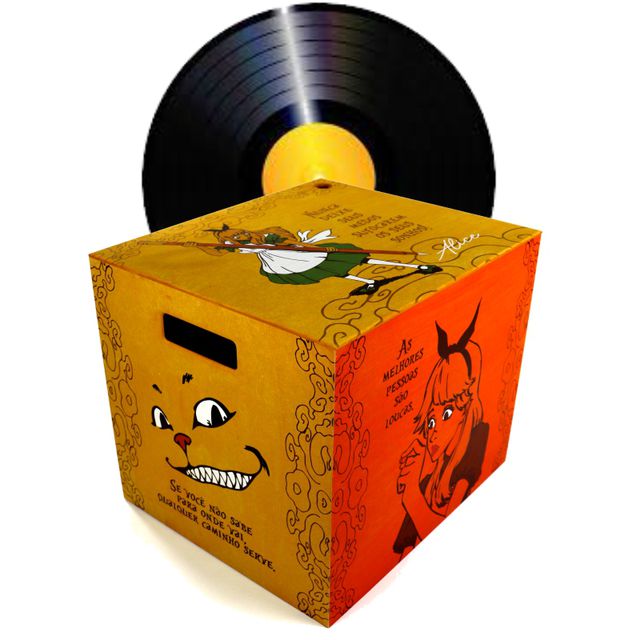 CAIXA PARA VINIL - Mundo Alice