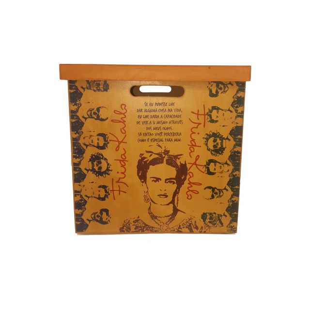 CAIXA PARA VINIL - Frida kahlo