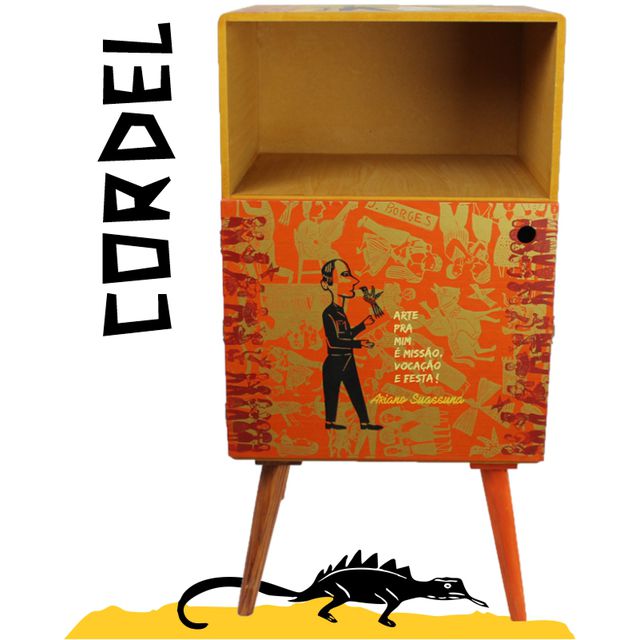 Mesa de Cabeceira Prateleiras - CORDEL