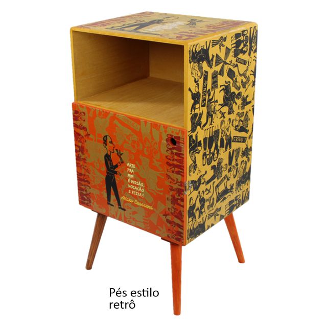 Mesa de Cabeceira Prateleiras - CORDEL