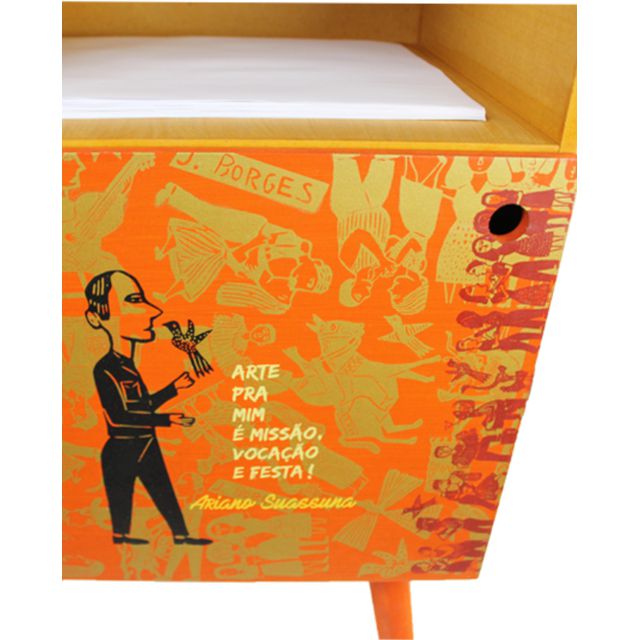 Mesa de Cabeceira Prateleiras - CORDEL
