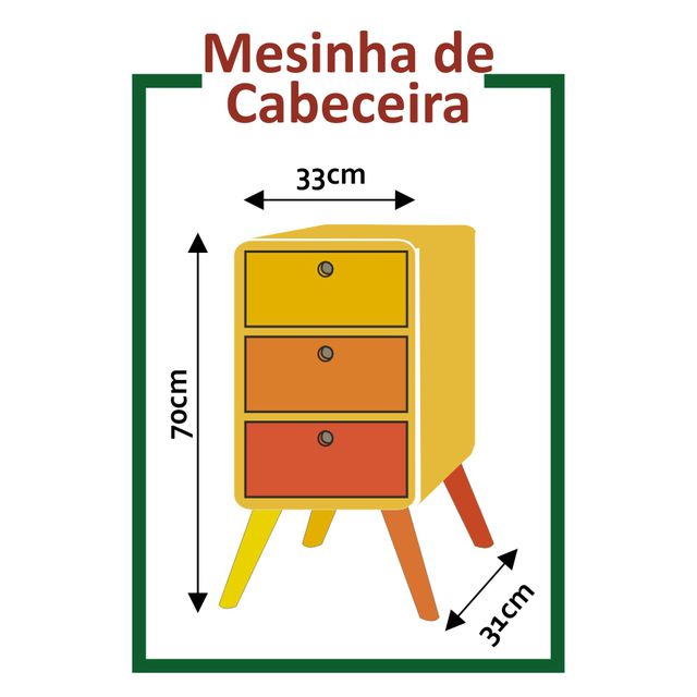 MESA DE CABECEIRA - Cora Coralina