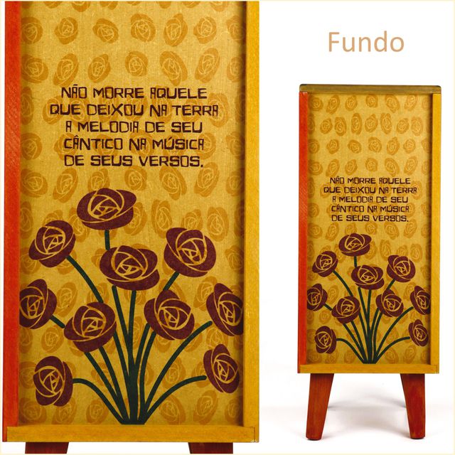 Gaveteiro Cora Coralina - 3 gavetas 