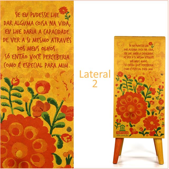 Gaveteiro Frida Kahlo - 4 gavetas