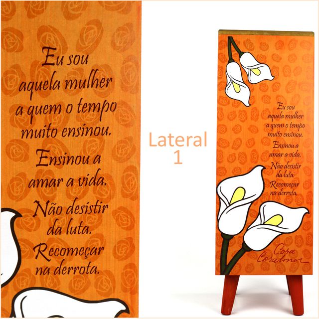 Gaveteiro Cora Coralina - 4 gavetas