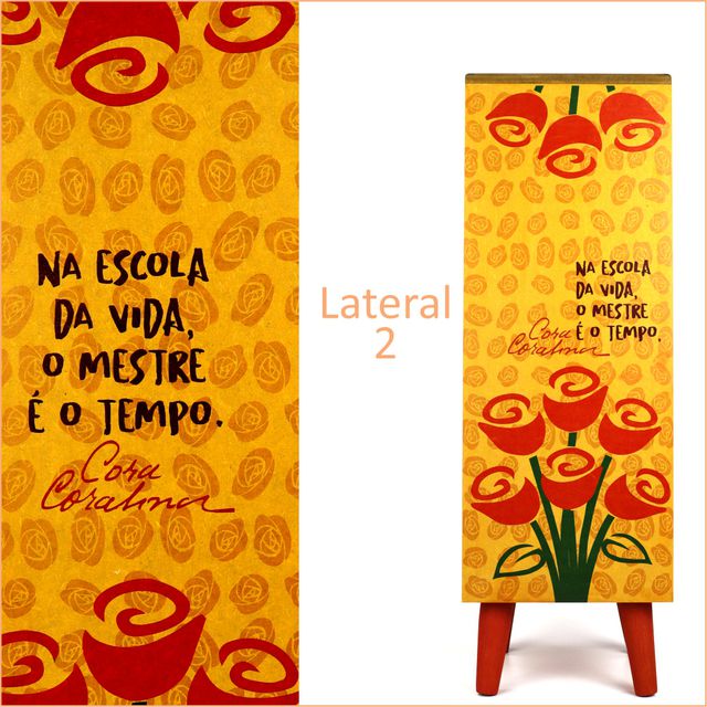 Gaveteiro Cora Coralina - 4 gavetas