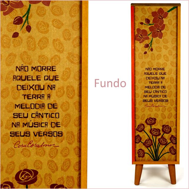 Gaveteiro Cora Coralina - 5 gavetas 