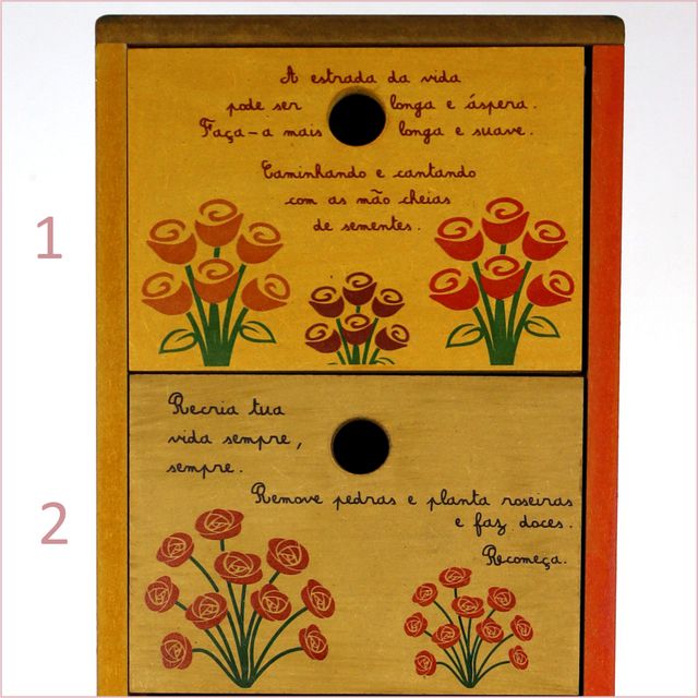 Gaveteiro Cora Coralina - 5 gavetas 