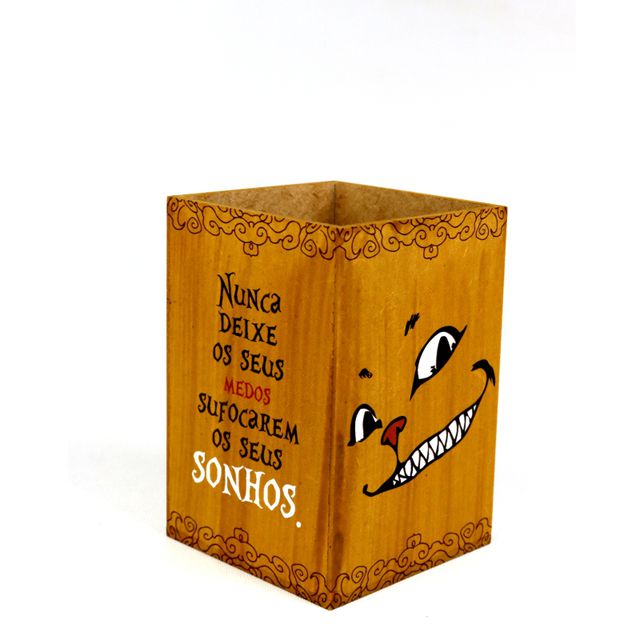 PORTA LÁPIS MUNDO ALICE - GATO