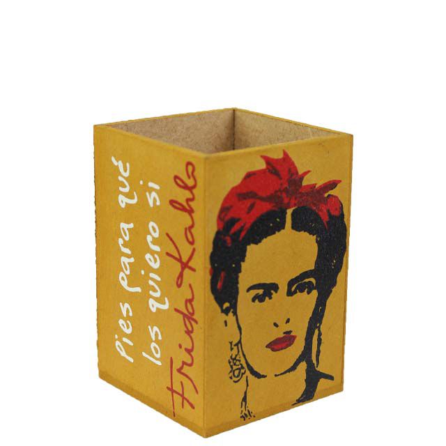 Porta-lápis Frida Kahlo