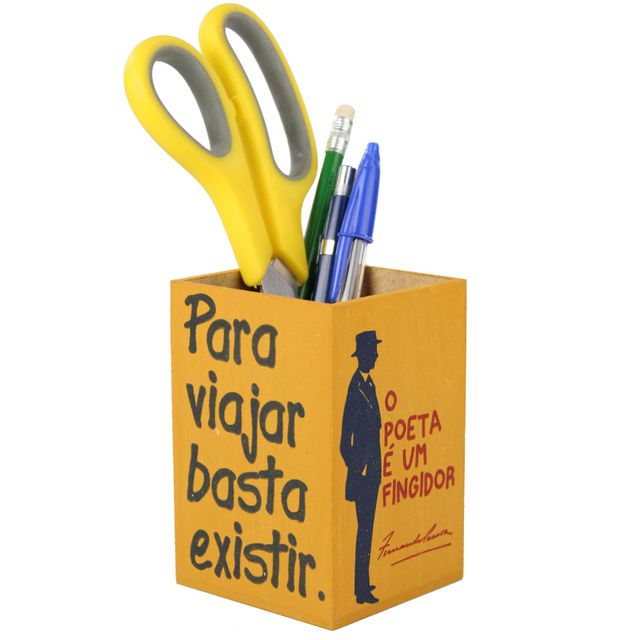 Porta-lápis Fernando Pessoa